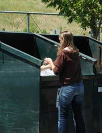 Dumpster Freegan Freeganism Diving